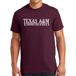 T Shirts Texas A M Construction Science Store